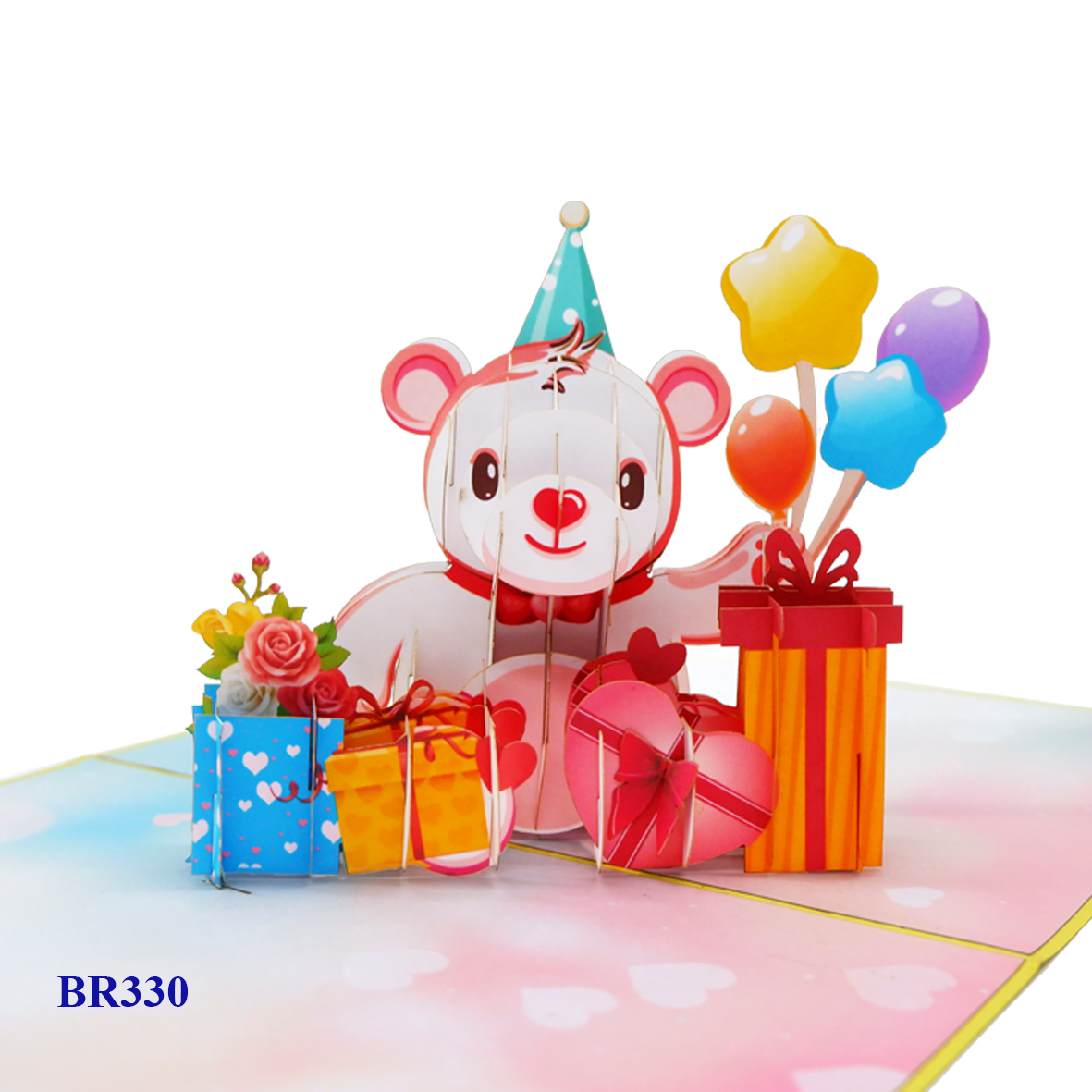 Birthday Bear Pop Up Card