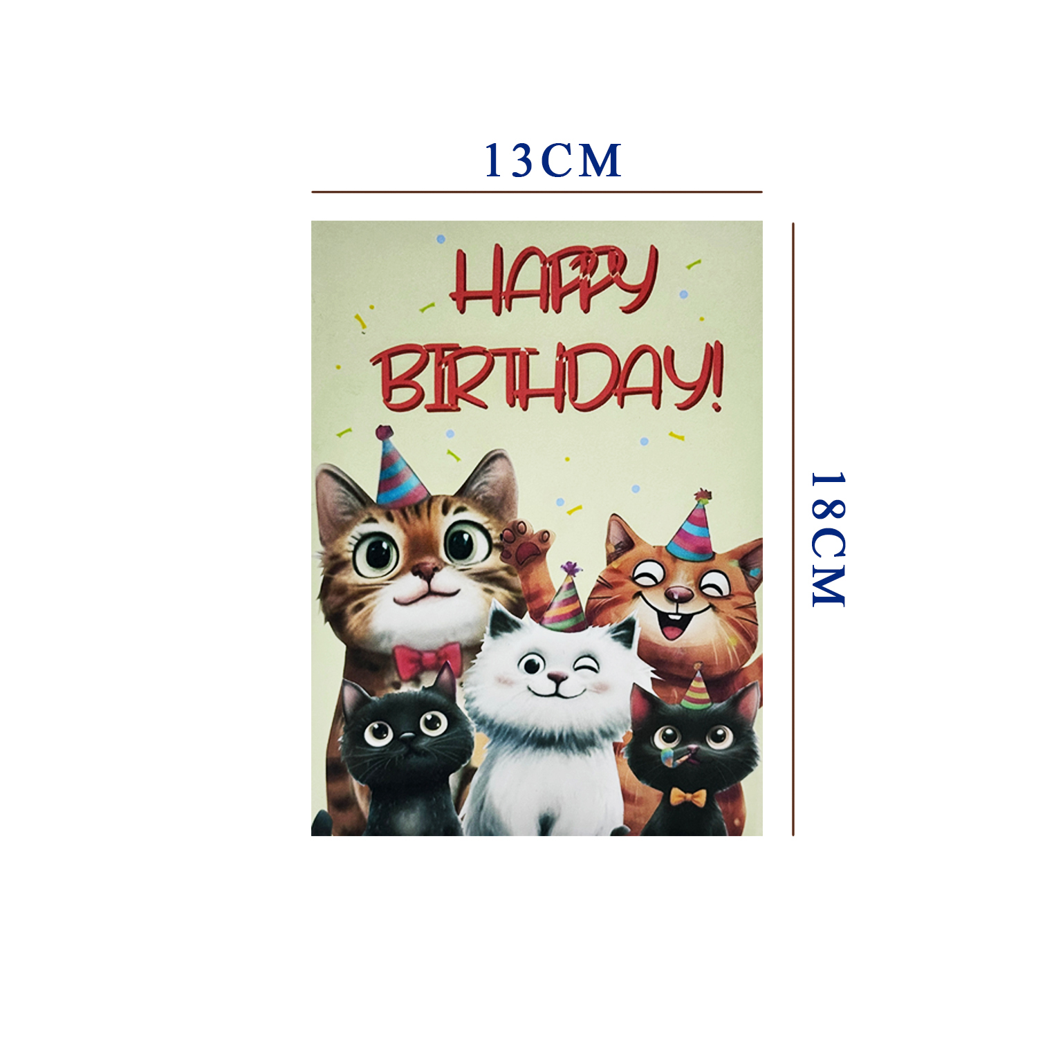 Kittens Birthday Party Pop-up Card