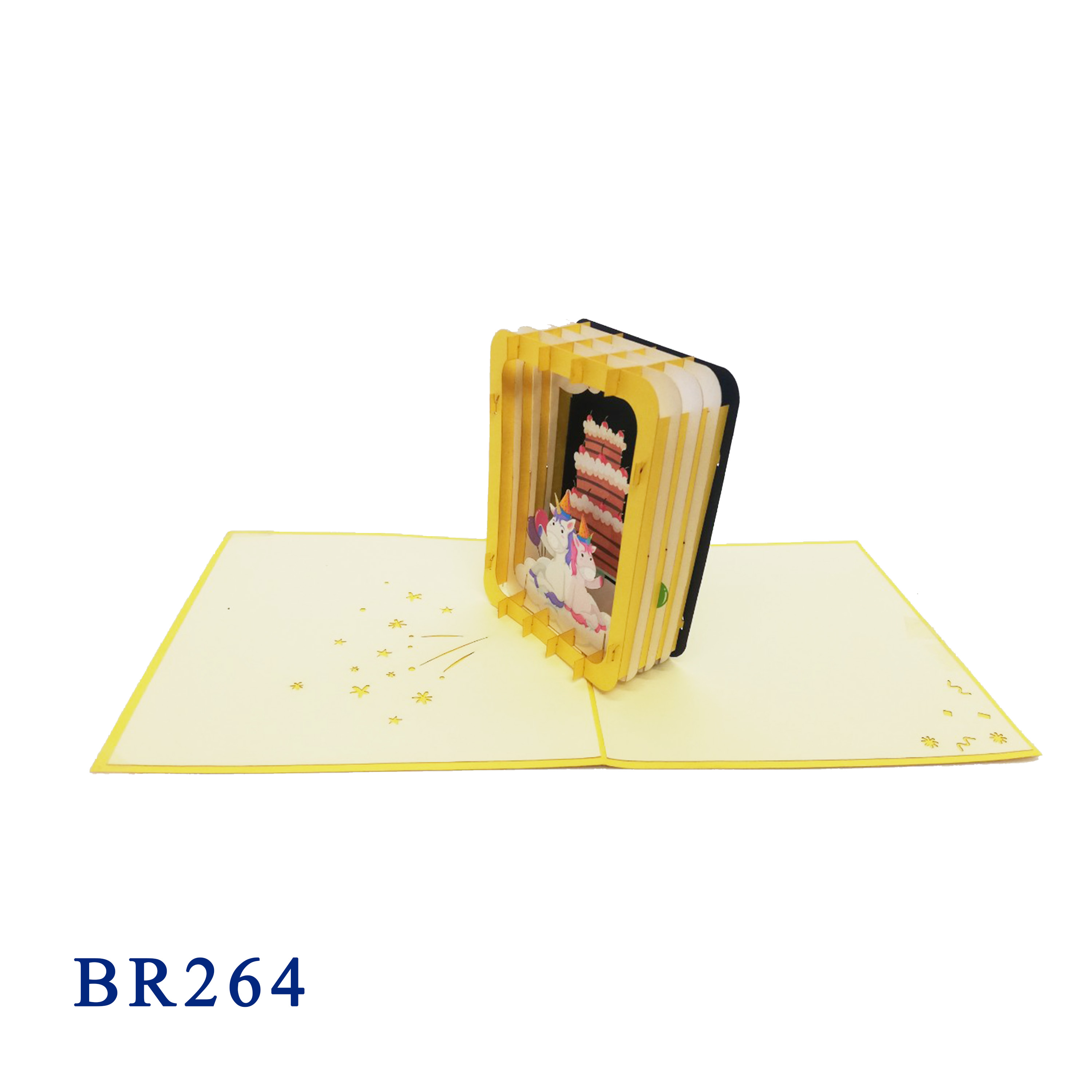 Happy Birthday Box Cake Pop Up Card