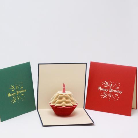 Birthday Cake Pop Up Card