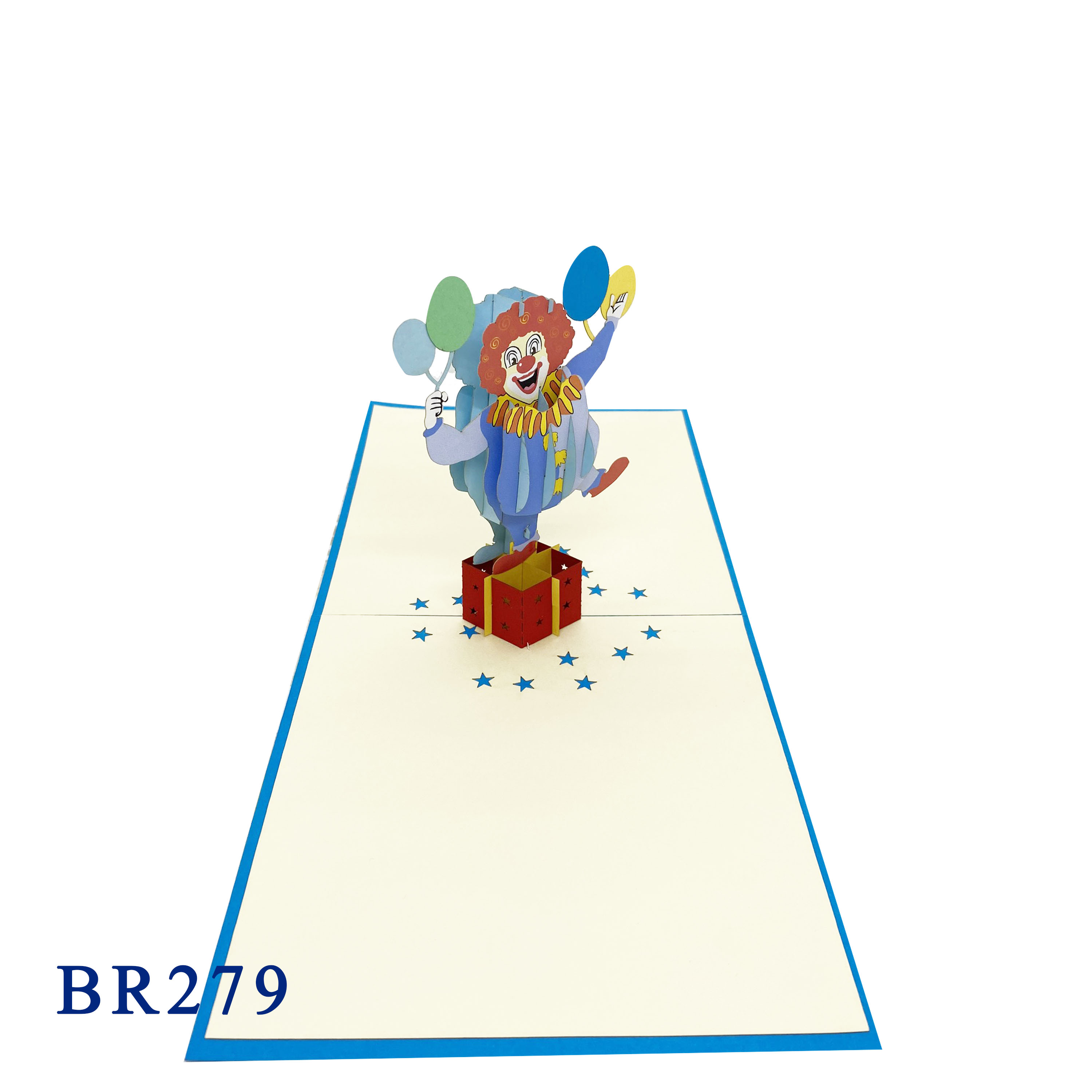 Birthday Clown Pop Up Card