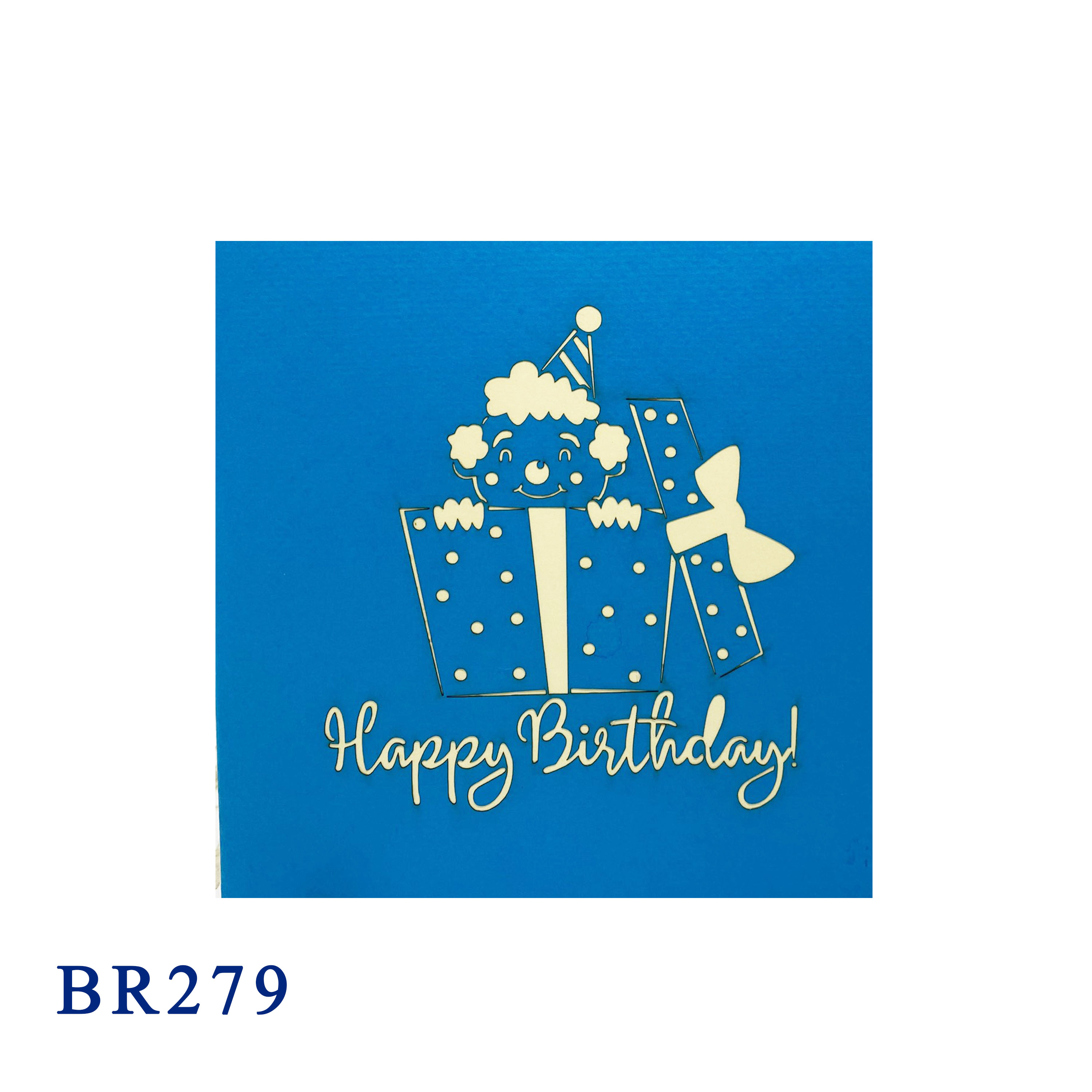 Birthday Clown Pop Up Card