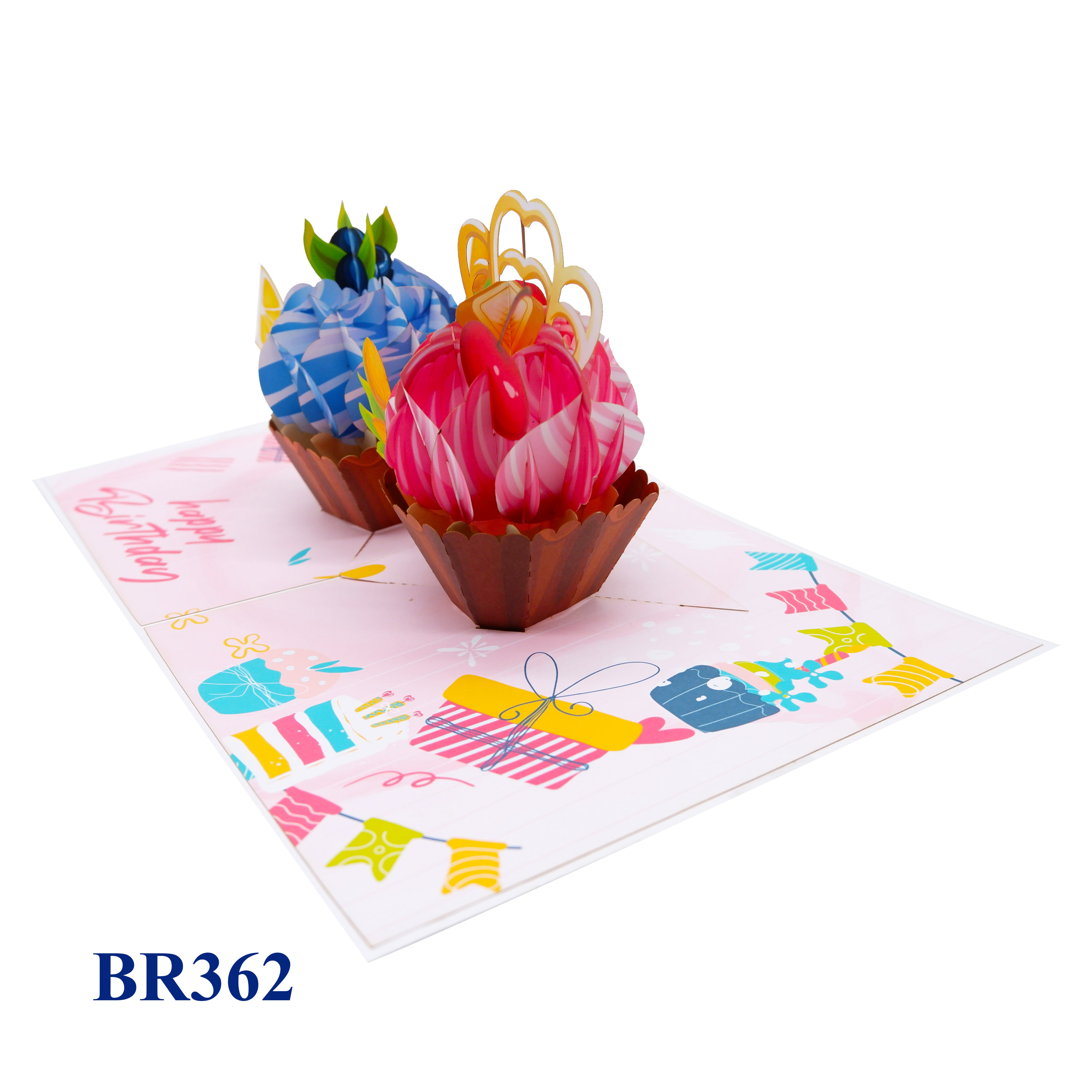 Birthday Cupcake Pop Up Card