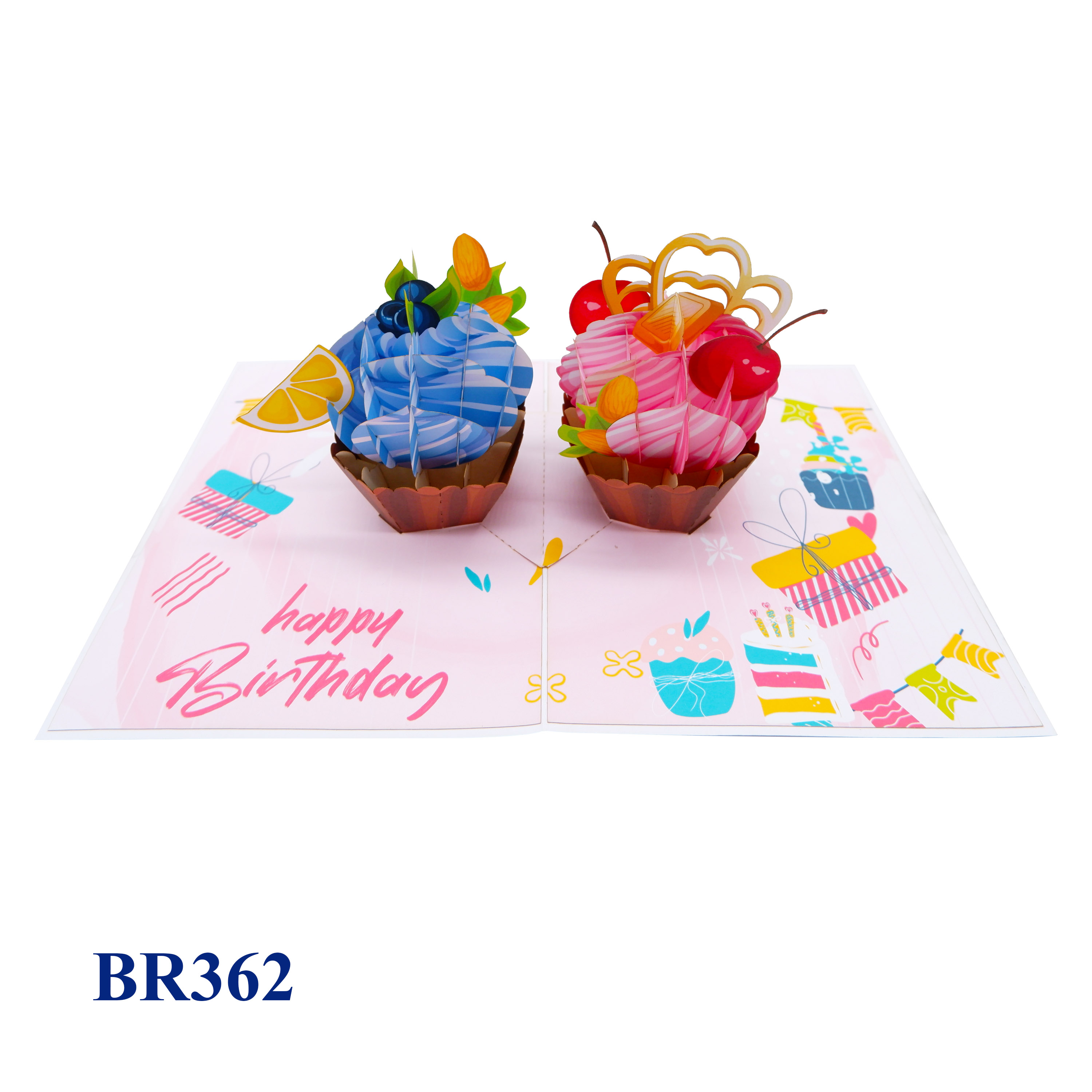 Birthday Cupcake Pop Up Card