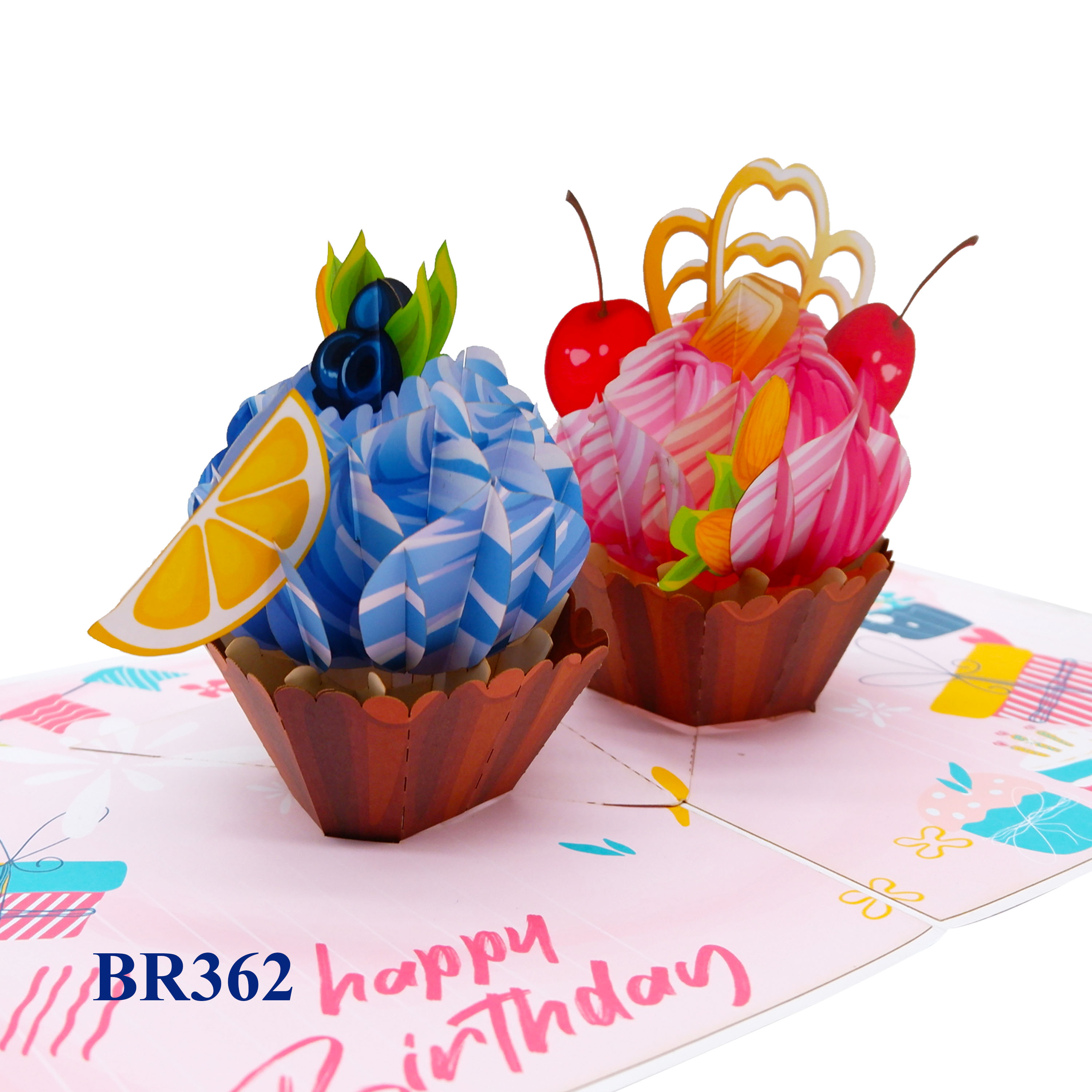 Birthday Cupcake Pop Up Card