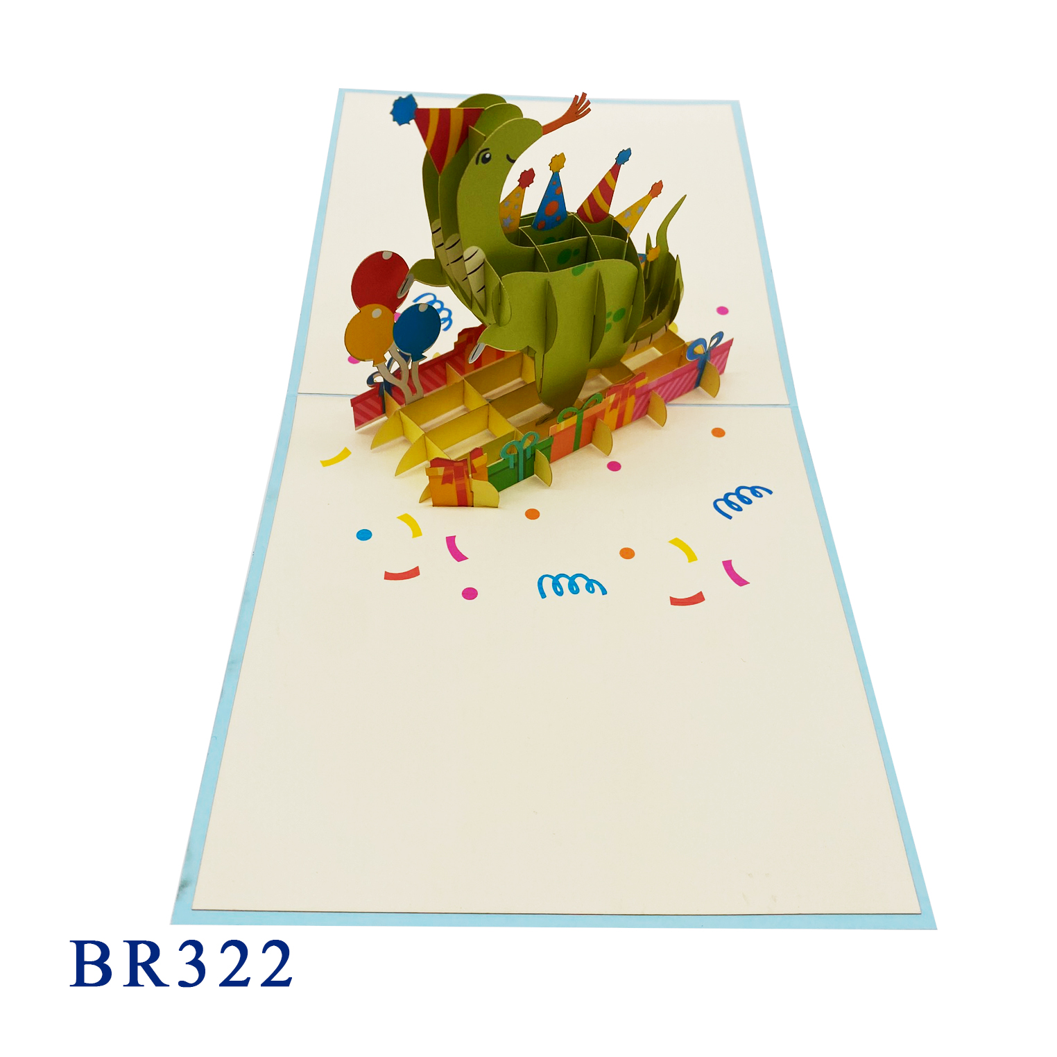 Happy Birthday Dino Pop Up Card
