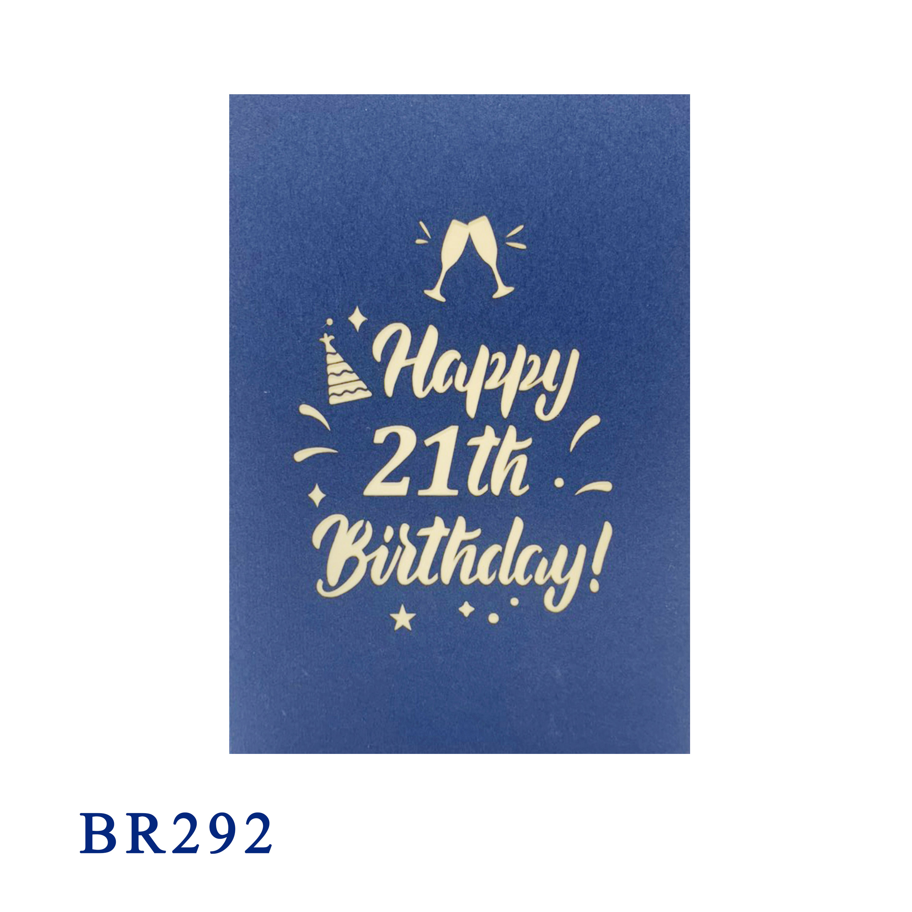 21th Birthday Pop Up Card