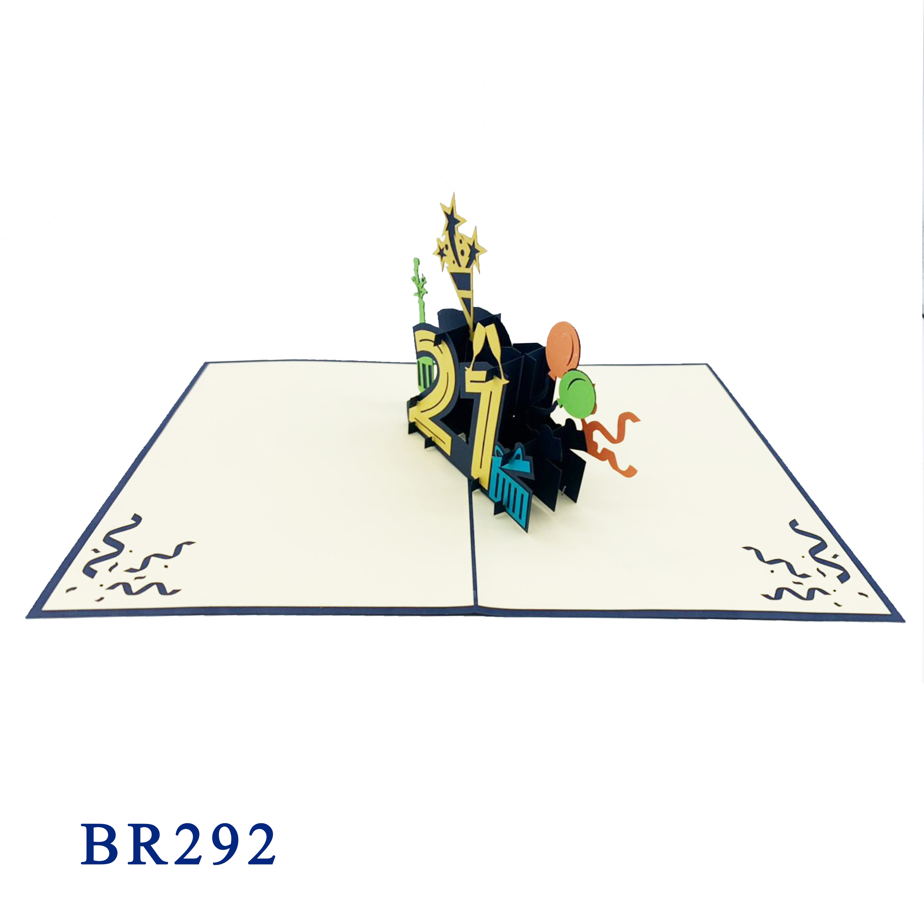 21th Birthday Pop Up Card