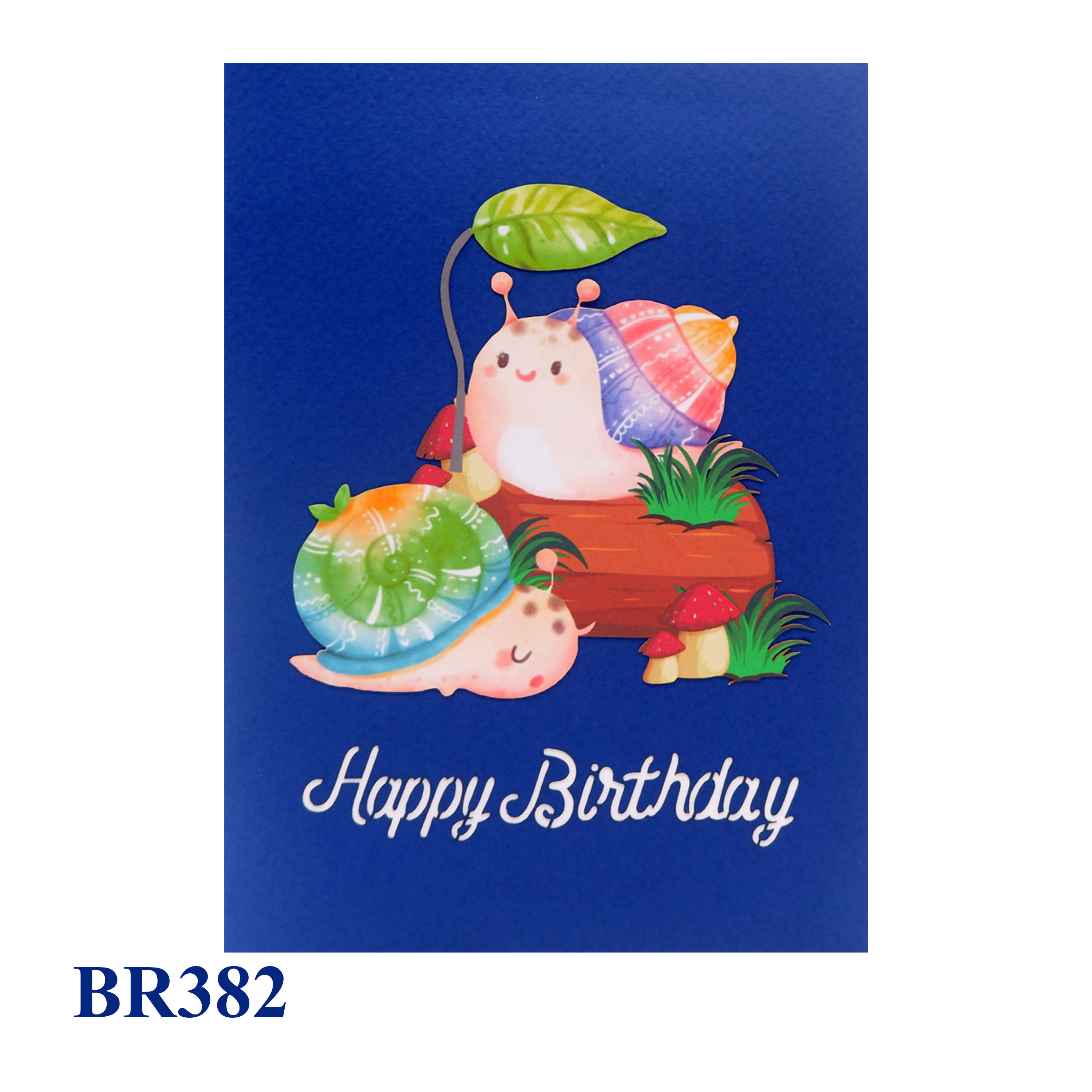 Birthday Snails Pop Up Card