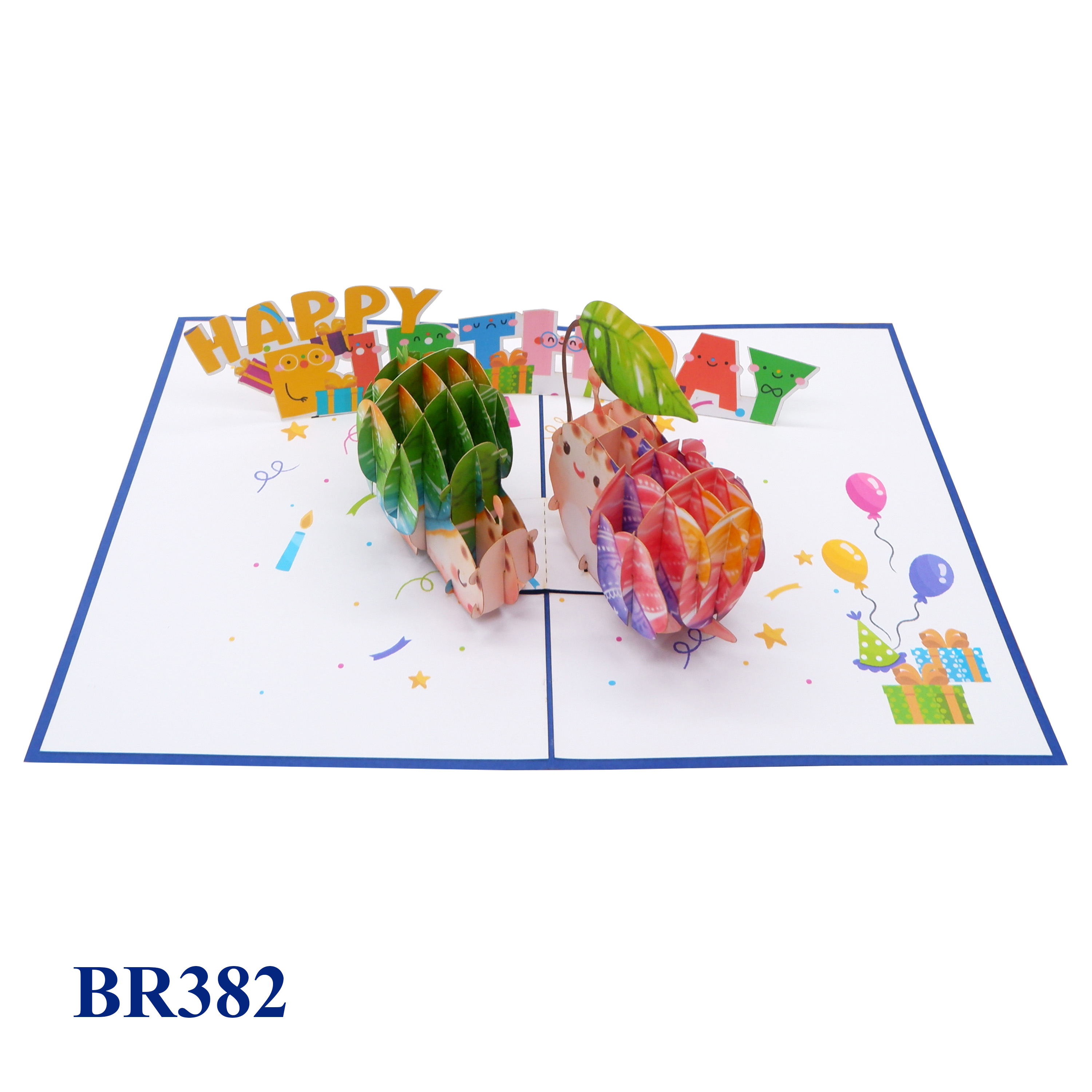 Birthday Snails Pop Up Card