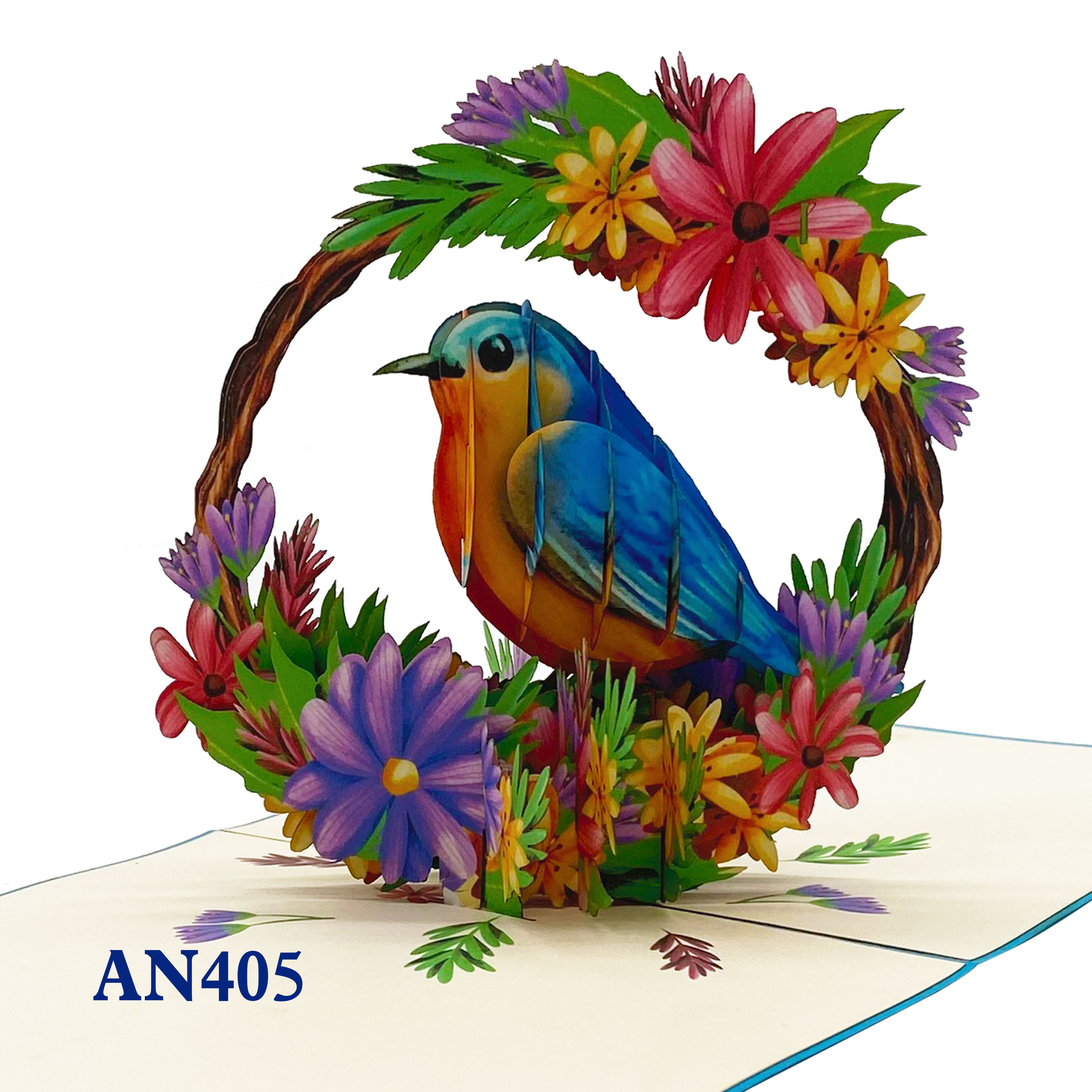 Bluebird Pop Up Card