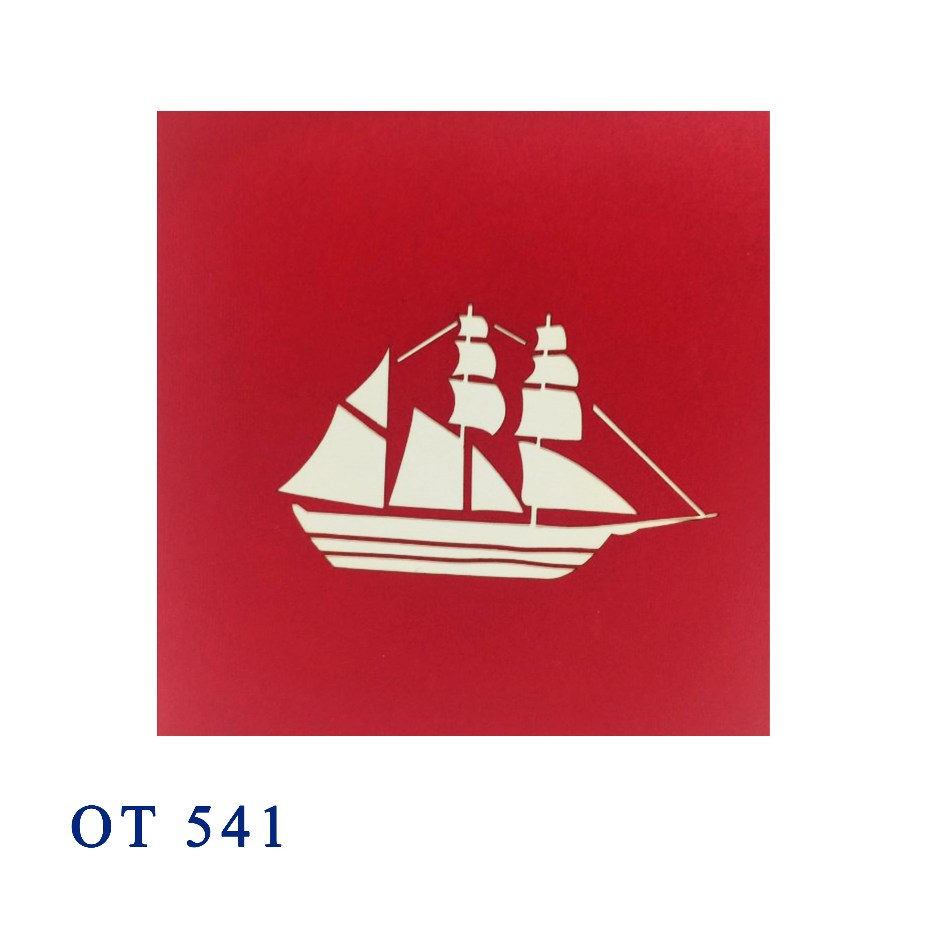 Pirate Ship Pop Up Card