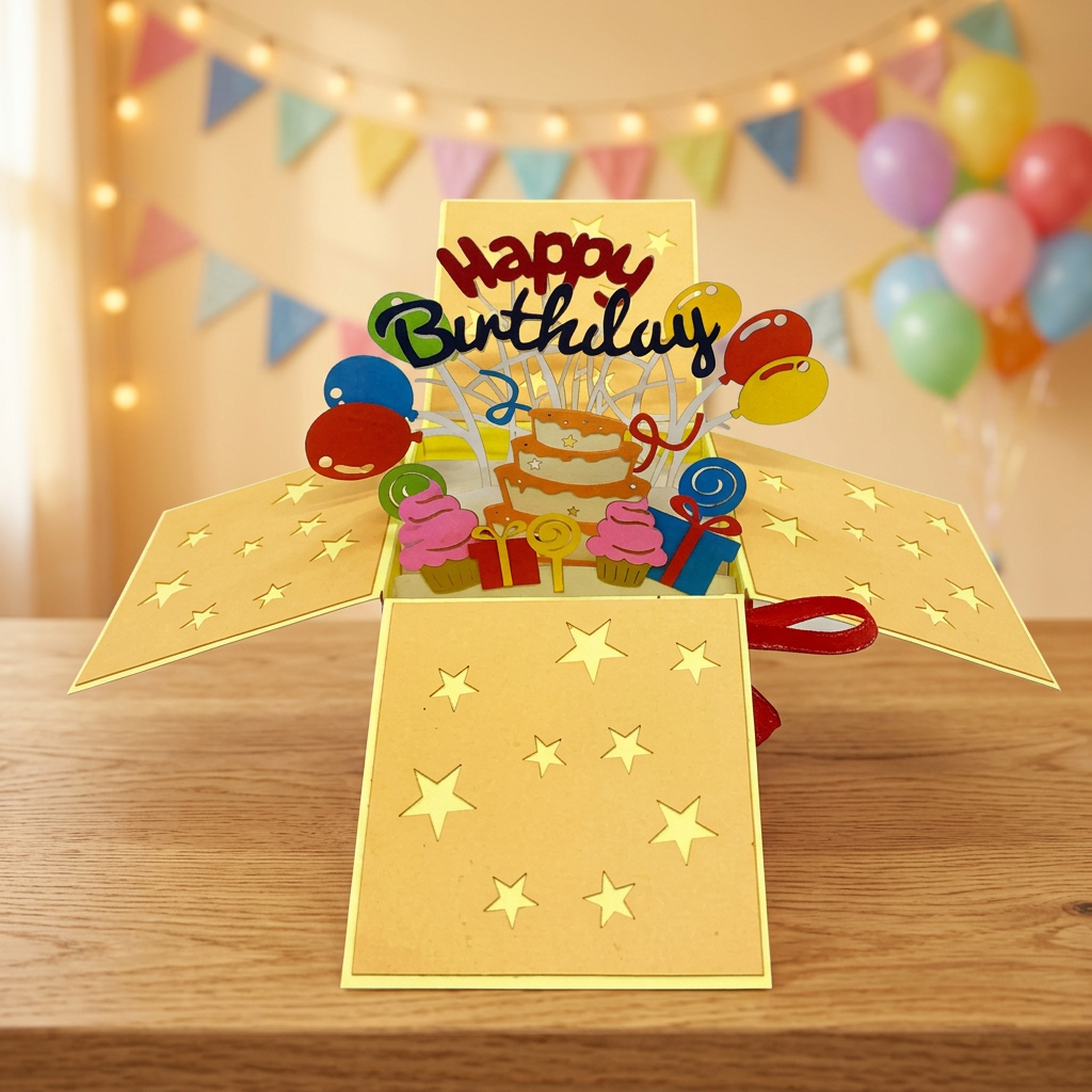 Birthday Pop Up Box