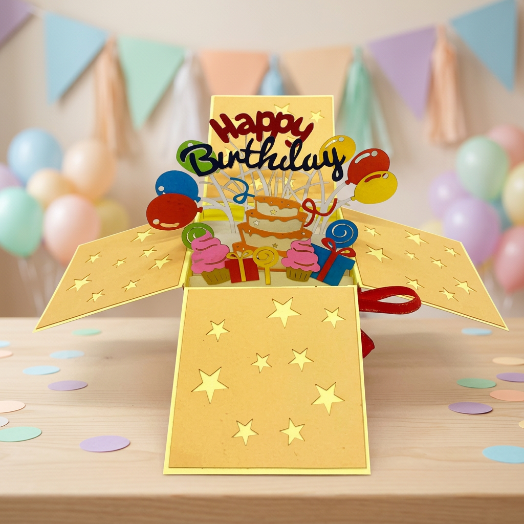 Birthday Pop Up Box