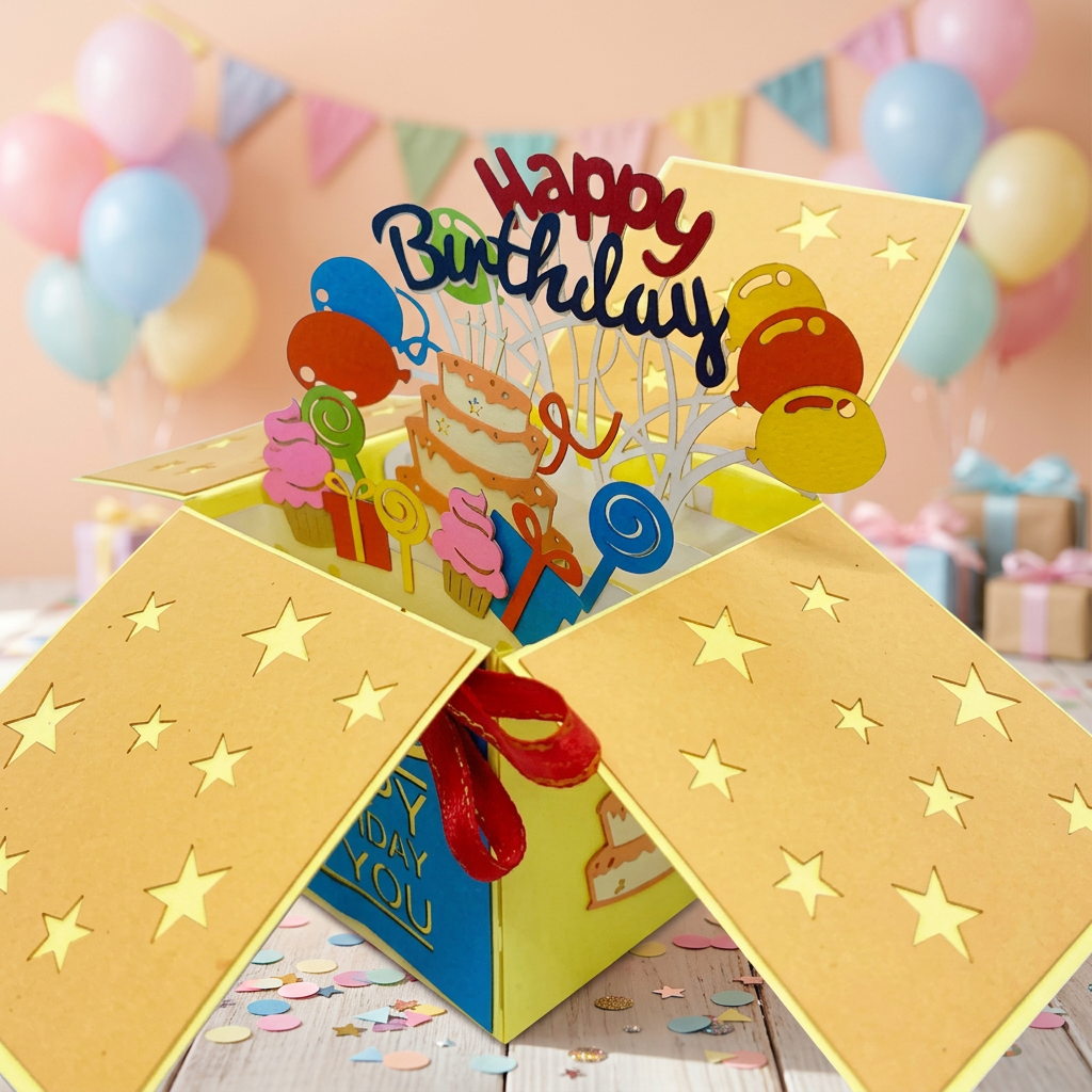 Birthday Pop Up Box