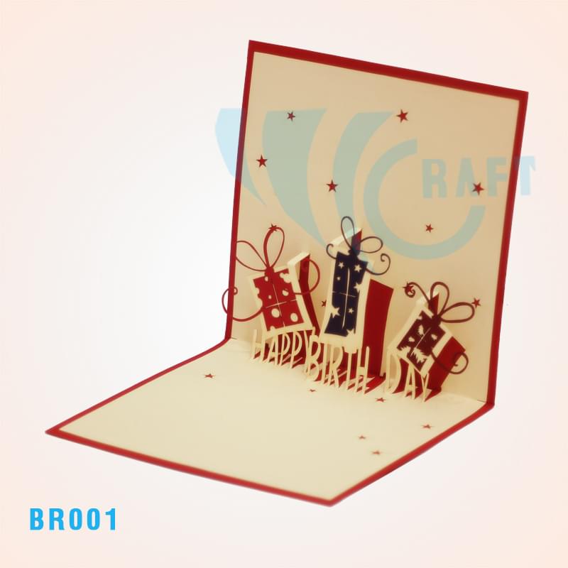 Birthday Gifts Pop Up Card