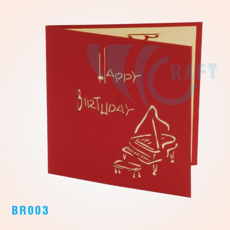 Piano Pop Up Card