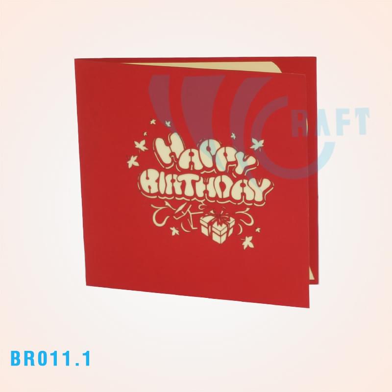Birthday Gift Pop Up Card 2