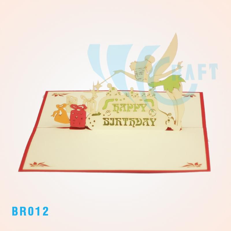 Birthday Tinkerbell Pop Up Card