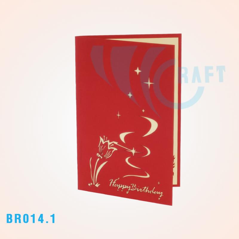 Birthday Tinkerbell Pop Up Card 3