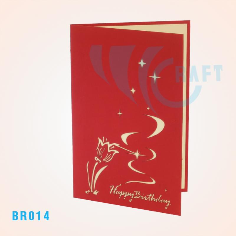 Birthday Tinkerbell Pop Up Card 2