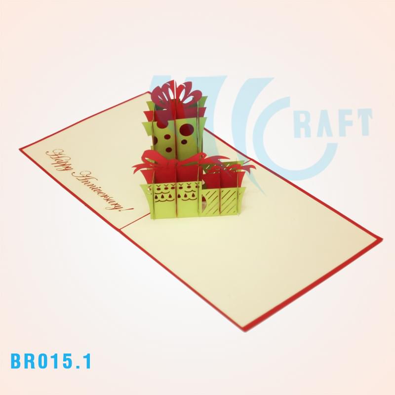 Birthday Presents Pop Up Card 2