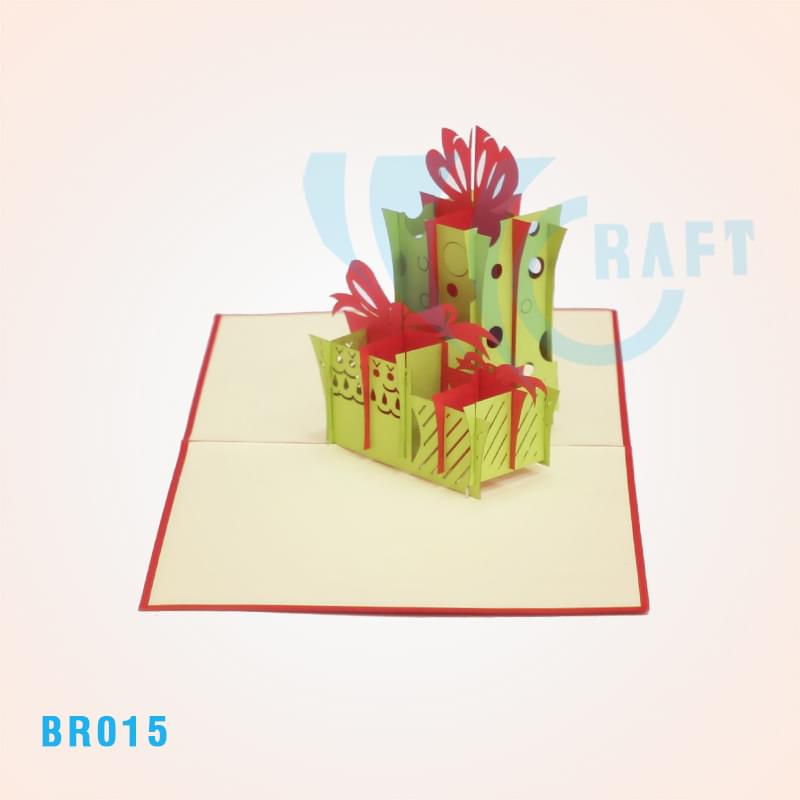 Birthday Presents Pop Up Card