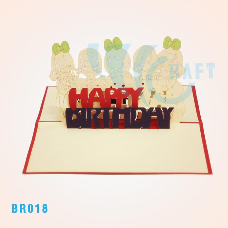 Children Birthday Pop Up Card