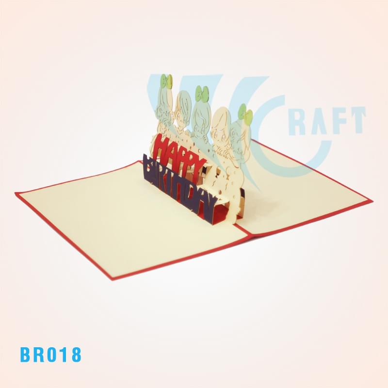 Children Birthday Pop Up Card