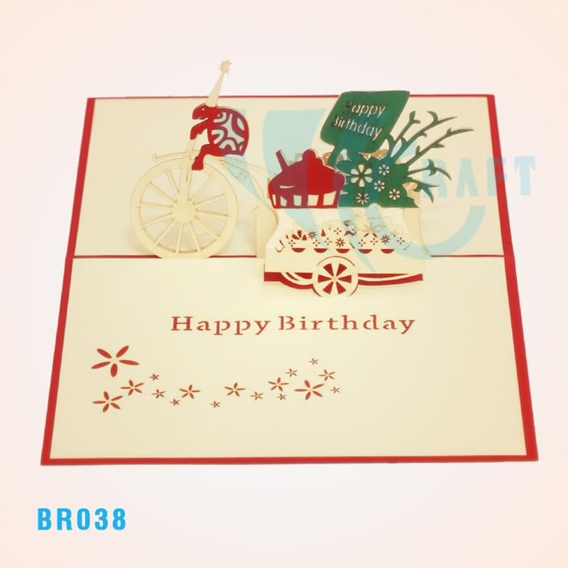 Birthday Turtle Pop Up Card