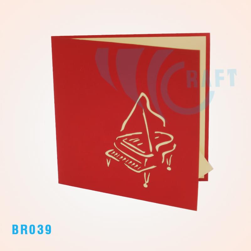 Piano Pop Up Card