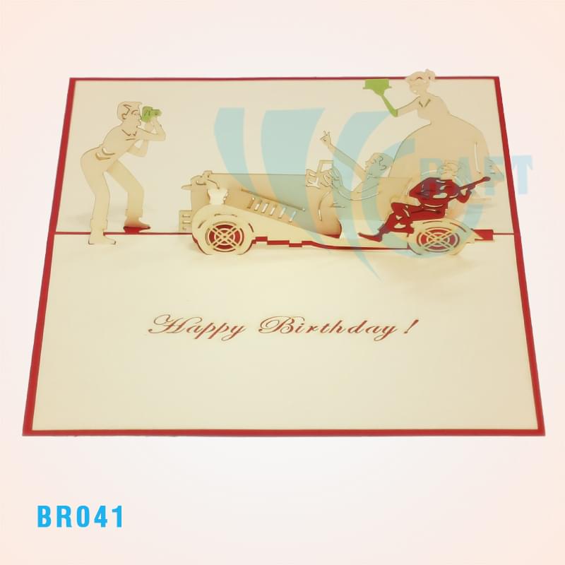 Taking Photo Pop Up Card