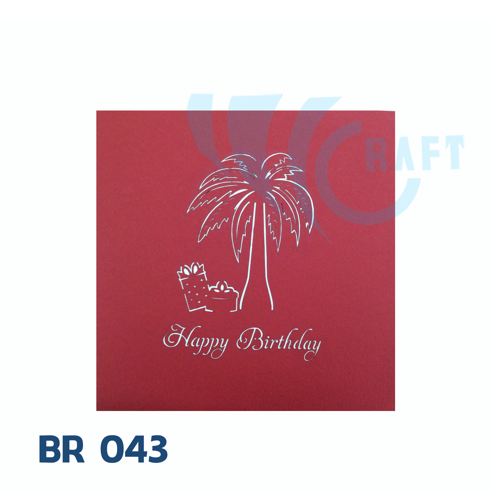 Birthday Palm Tree Pop Up Card