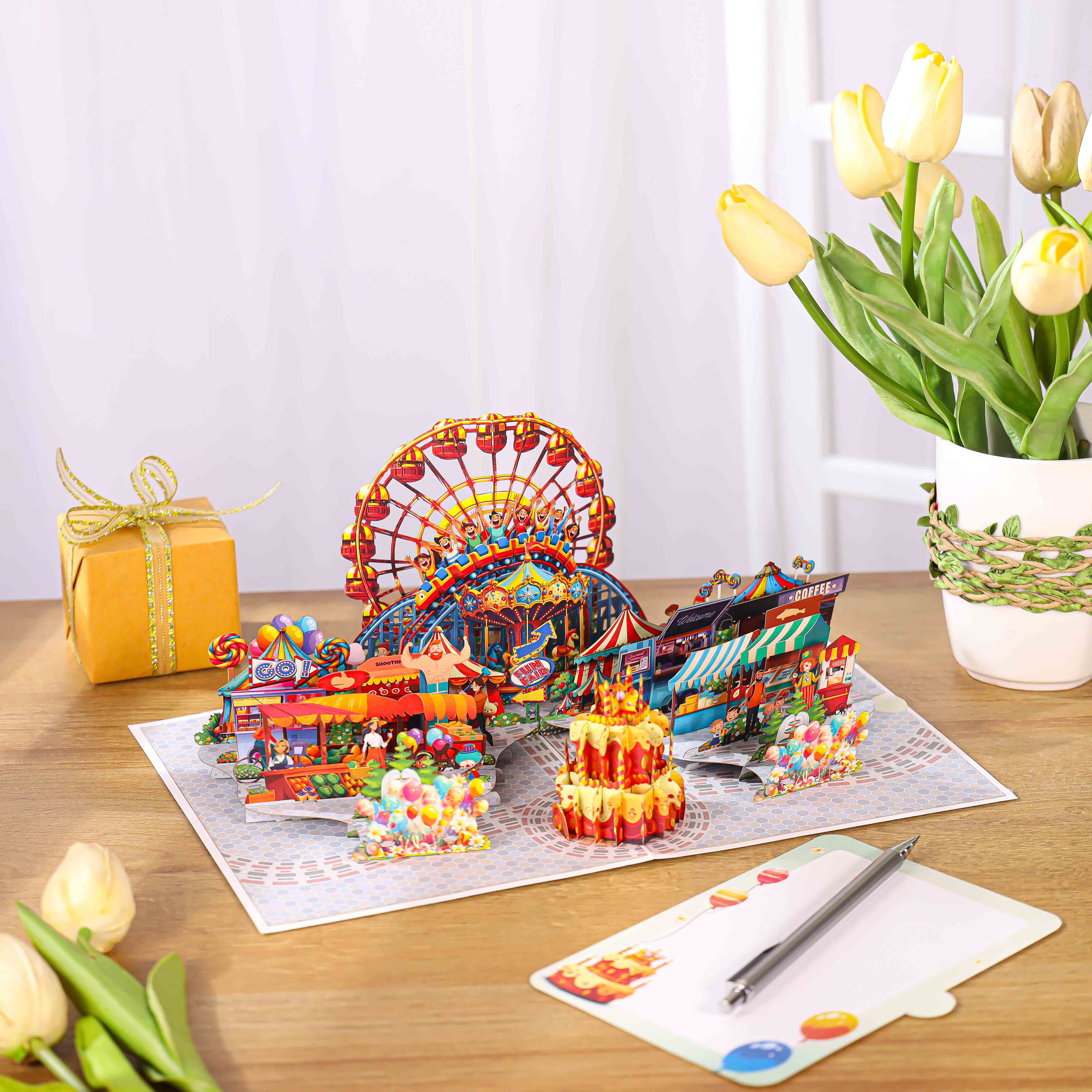 Birthday Park 3D Pop-Up Greeting Card