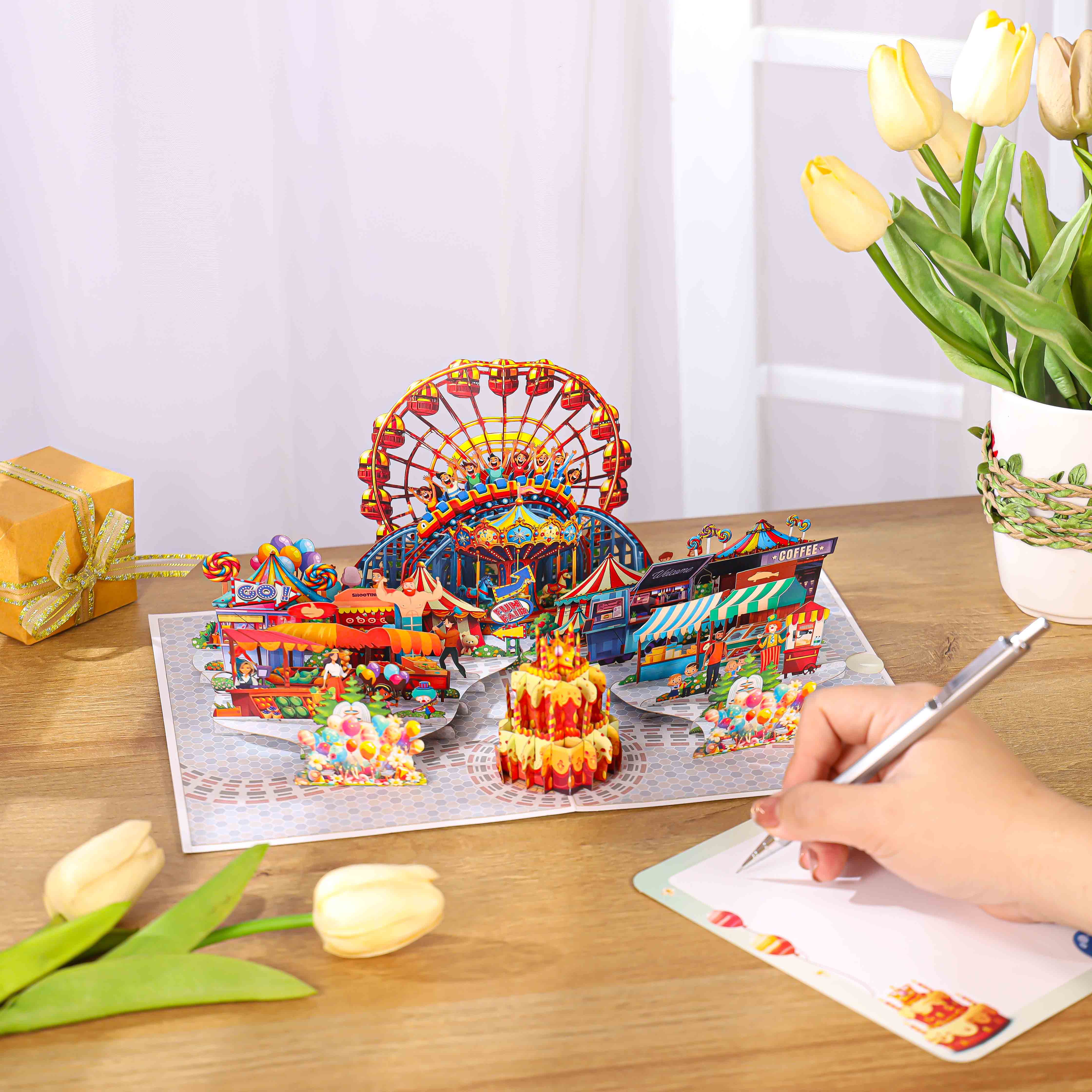 Birthday Park 3D Pop-Up Greeting Card