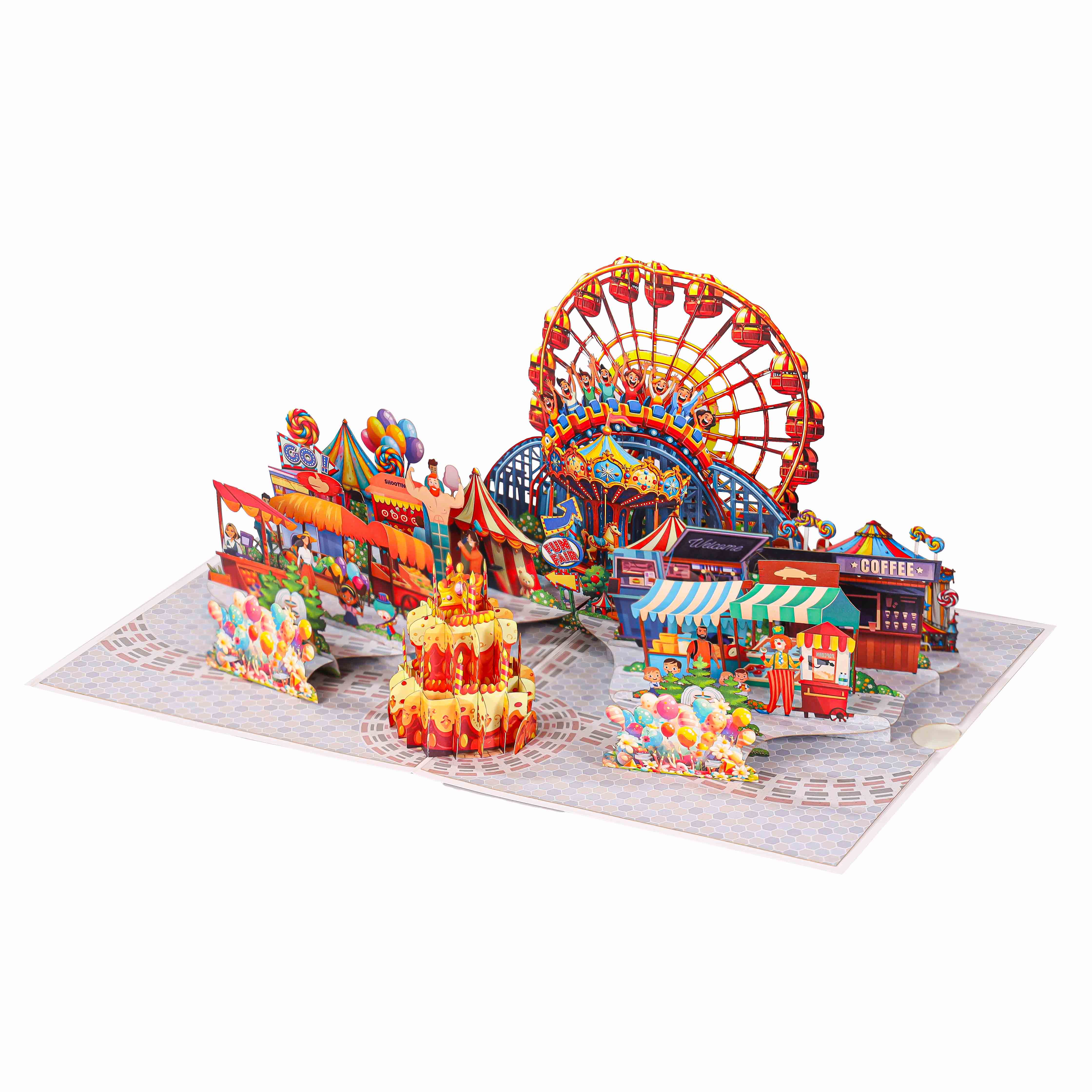 Birthday Park 3D Pop-Up Greeting Card