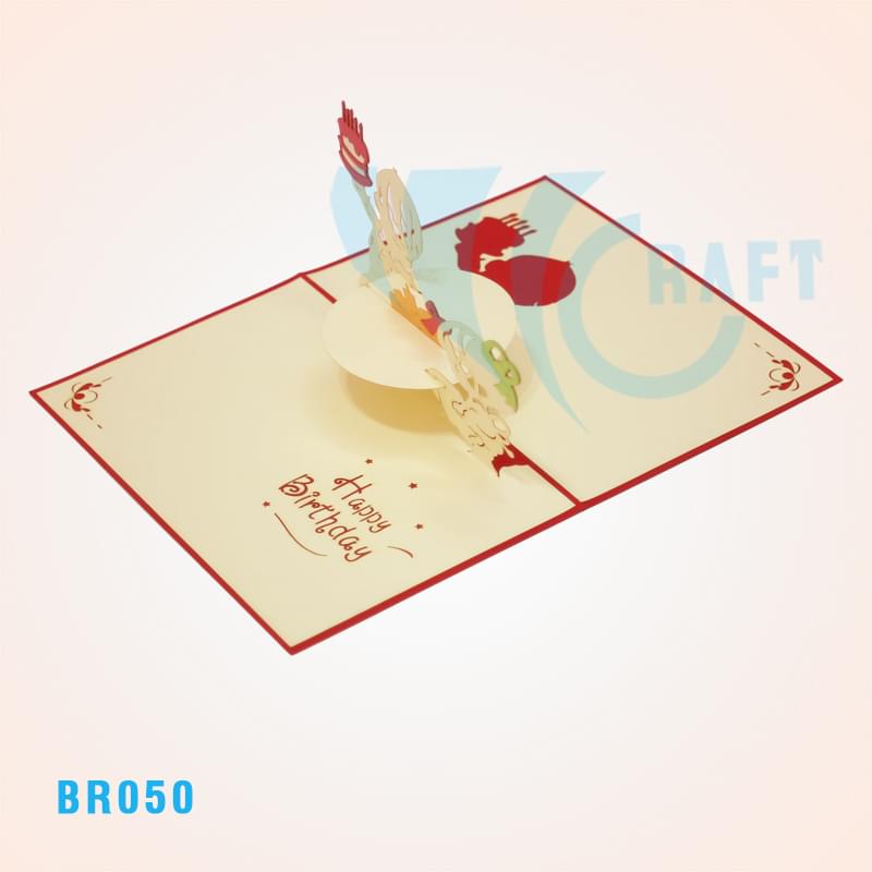 Children Birthday Party Pop Up Card