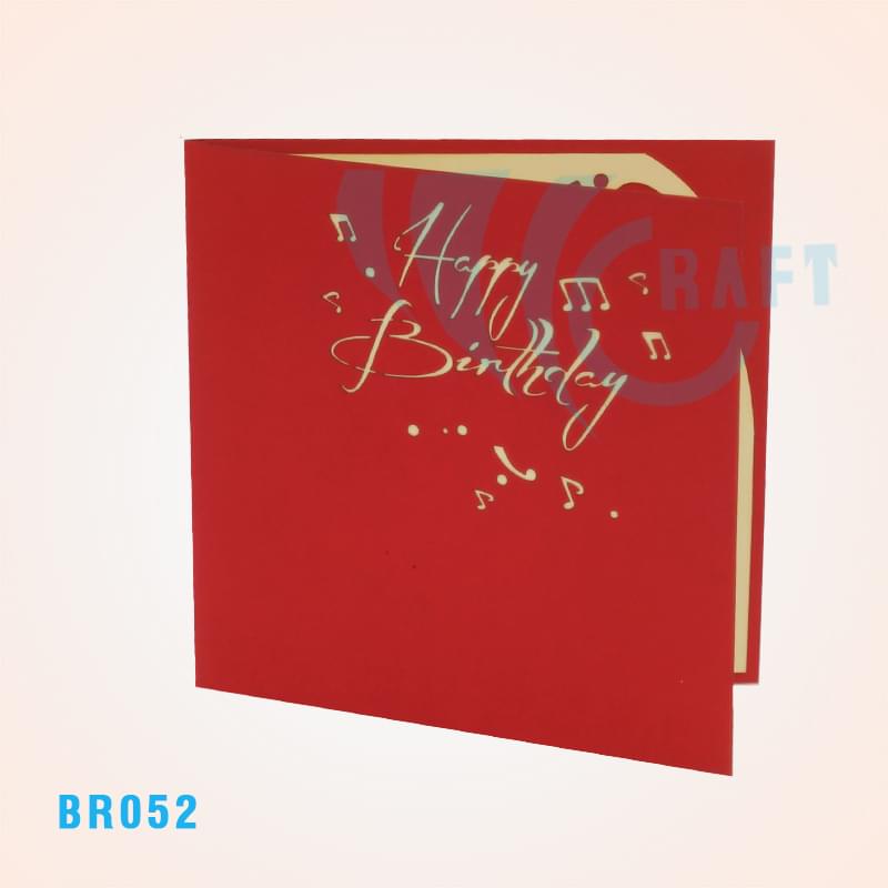 Birthday Guitar Pop Up Card