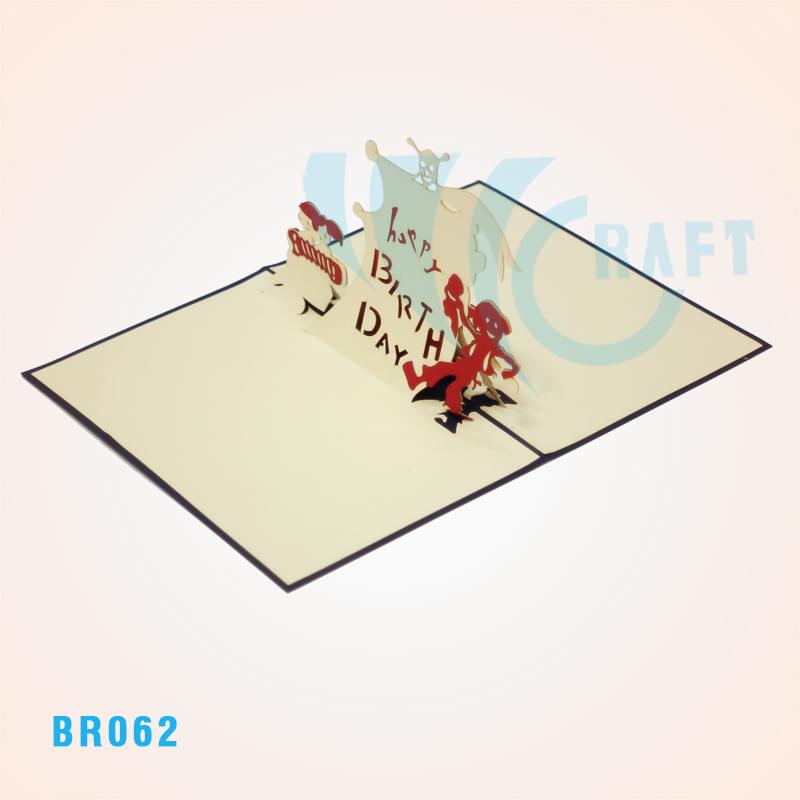 Birthday Pirate Pop Up Card