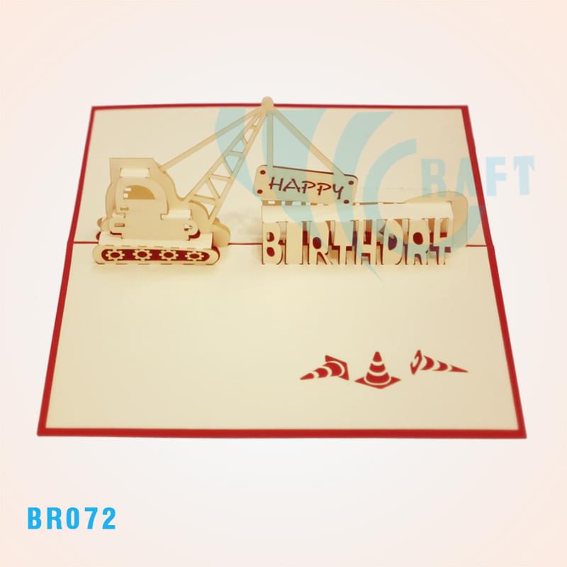 Birthday Truck Pop Up Card