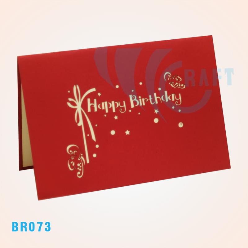 Birthday Cake Pop Up Card