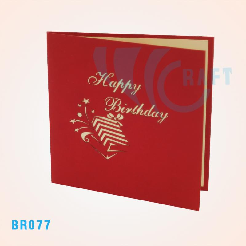Birthday Presents Pop Up Card