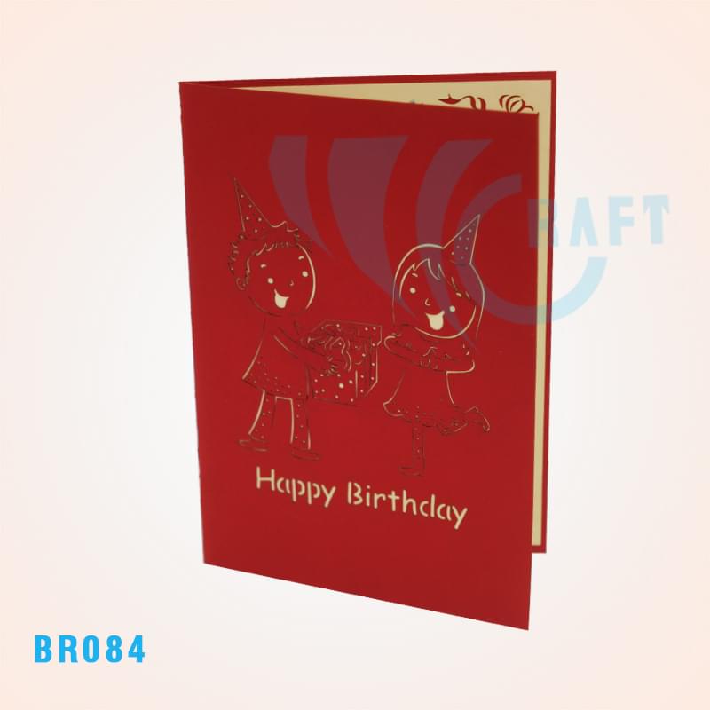 Children Birthday Party Pop Up Card 2