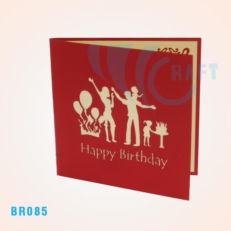 Birthday Party Pop Up Card