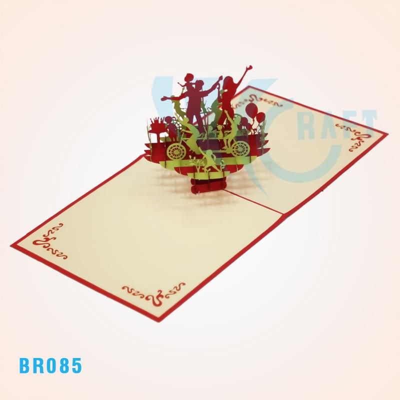 Birthday Party Pop Up Card