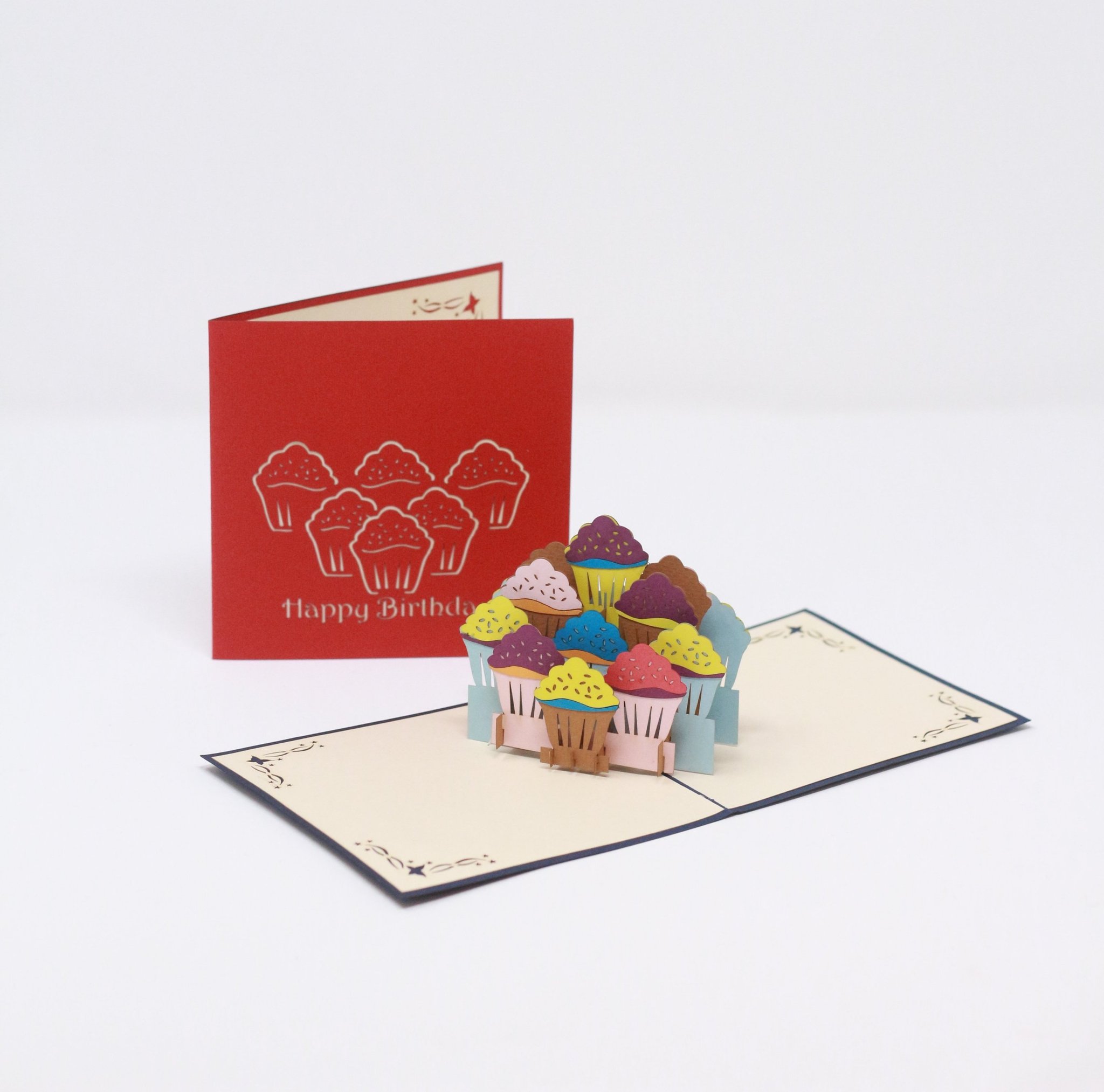 3D Pop-Up Birthday Cupcake Card