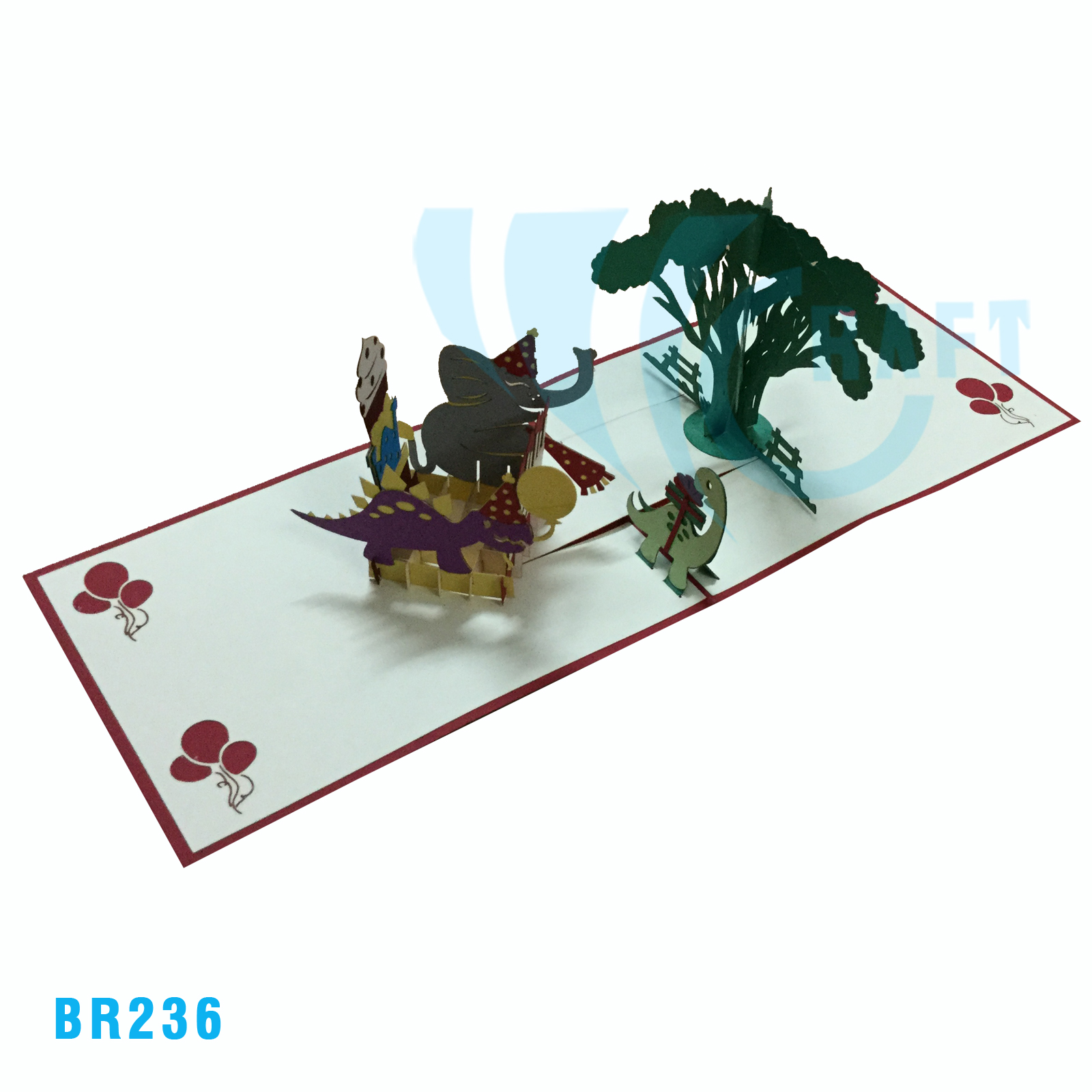 Birthday Safari Pop Up Card