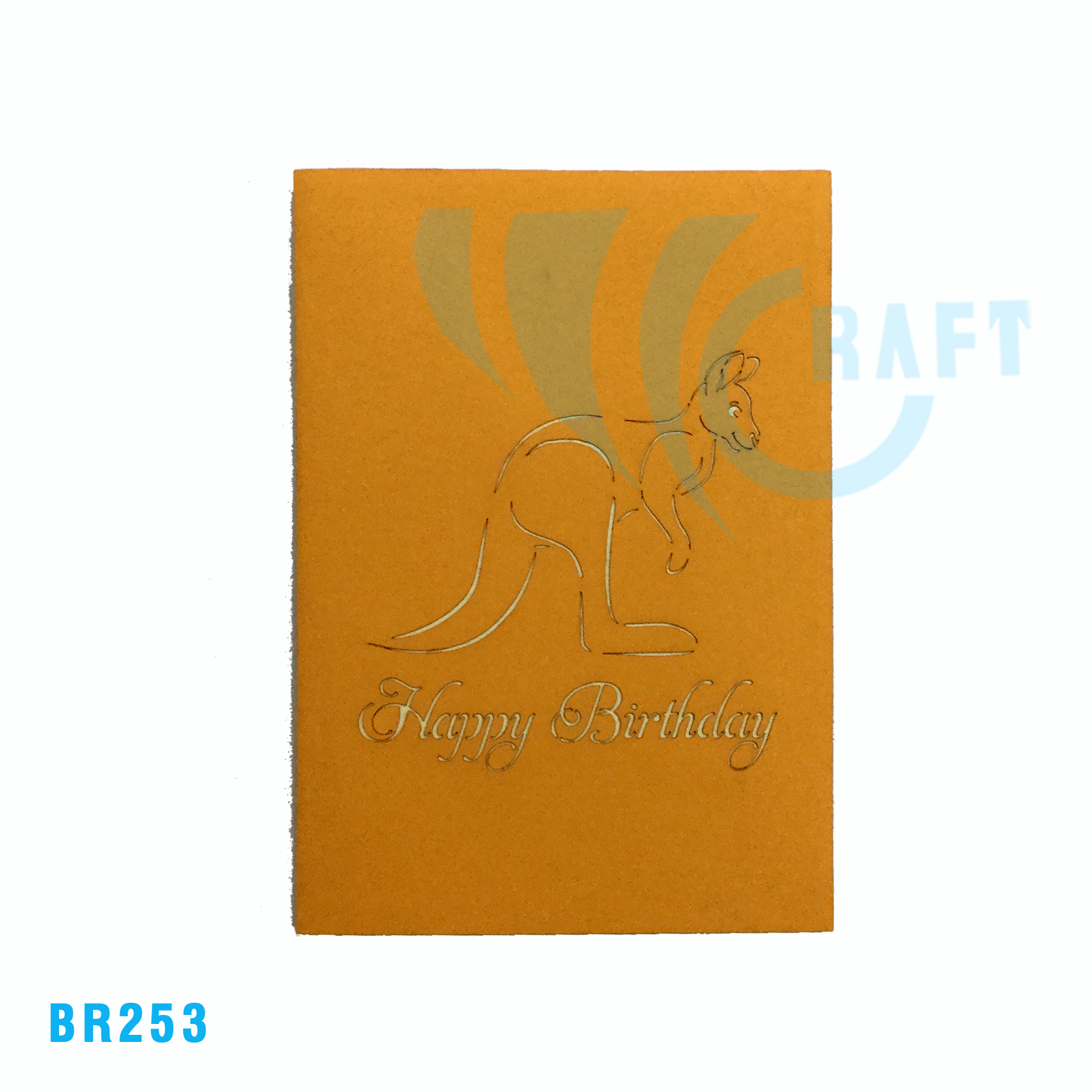 Birthday Kangaroo Pop Up Card