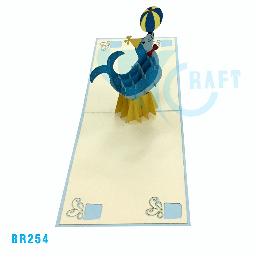 Birthday Seal Pop Up Card