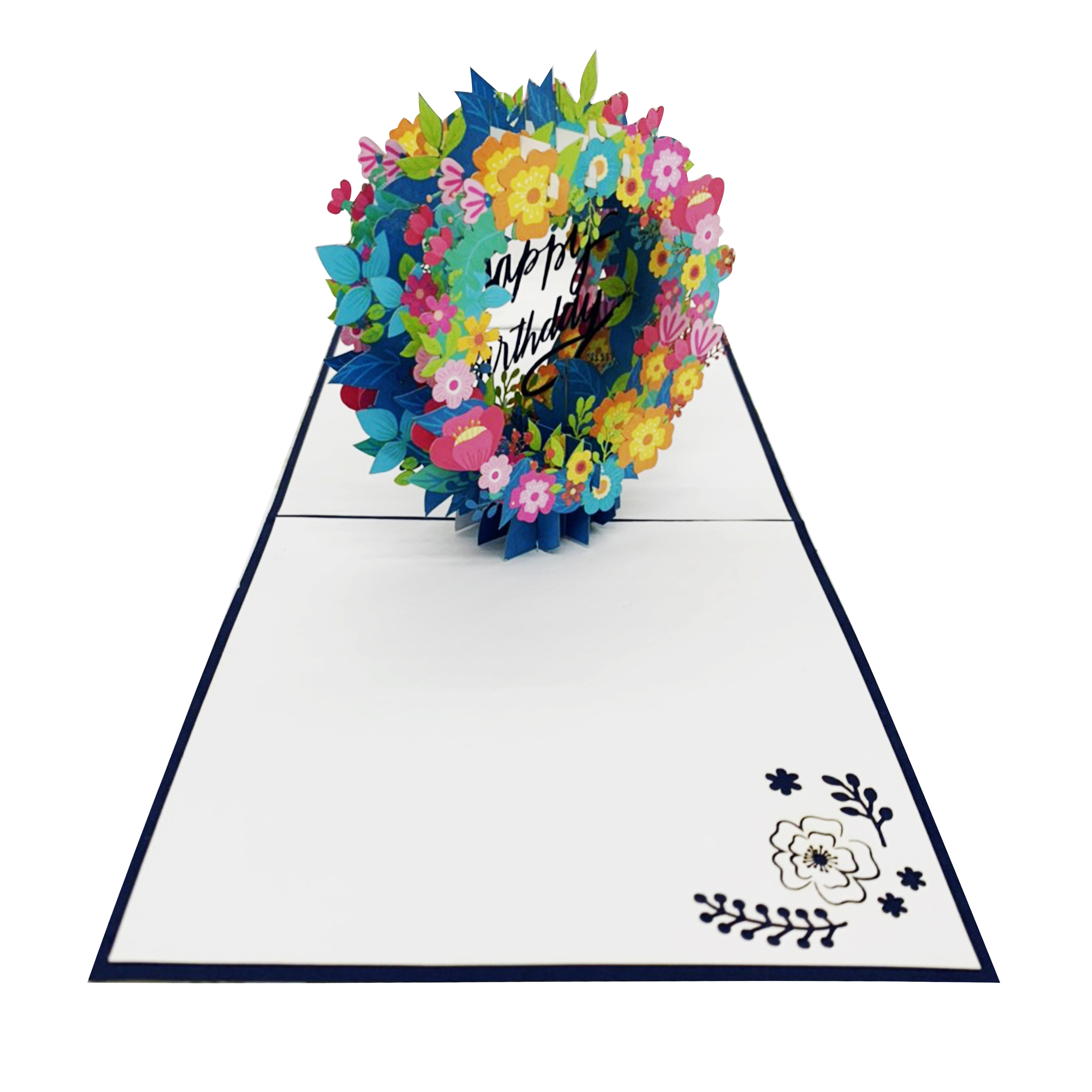 Birthday Flowers Pop Up Card